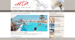 Desktop Screenshot of hotelpucciniriccione.com